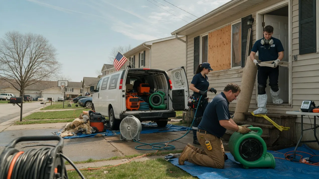 Water Damage Restoration in Fults, IL near me